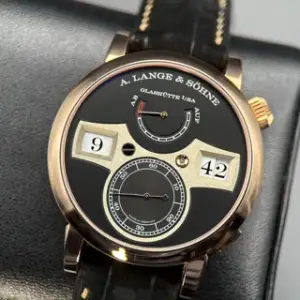 A. Lange & Söhne A. Lange & Söhne Zeitwerk 142.031 41.9mm Rose gold Black
