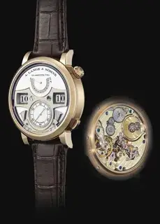 A. Lange & Söhne A. Lange & Söhne Zeitwerk 143.050 44mm Yellow gold Silver