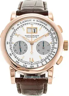 A. Lange & Söhne A. Lange & Söhne Datograph 403.032 39mm Rose gold Silver