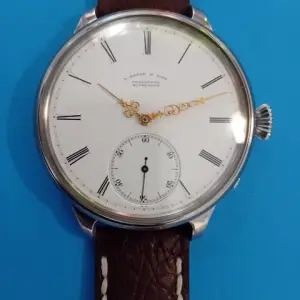 A. Lange & Söhne A. Lange & Söhnevintage Collector watch Pilot 1880 1a quality diamond endstone