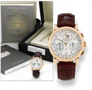A. Lange & Söhne A. Lange & Söhne Datograph 403.032 39mm Rose gold Silver