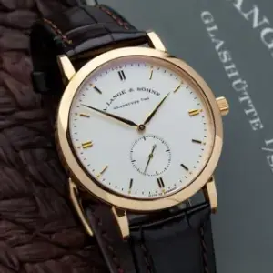 A. Lange & Söhne A. Lange & Söhne Saxonia 216.032 37mm Rose gold Silver