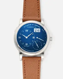 A. Lange & Söhne A. Lange & Söhne Lange 1 101.027 38mm White gold Blue