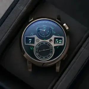 A. Lange & Söhne A. Lange & Söhne Zeitwerk 142.055 42mm Yellow gold Black