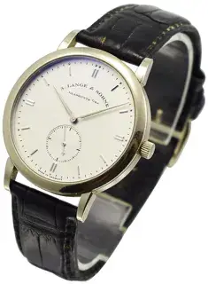 A. Lange & Söhne A. Lange & Söhne Saxonia 216.026 37mm White gold Silver