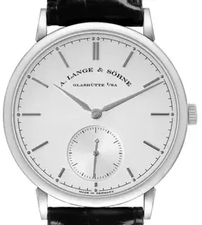 A. Lange & Söhne A. Lange & Söhne Saxonia 380.026 38.5mm White gold Silver