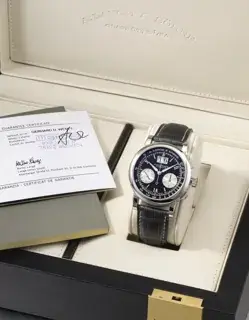 A. Lange & Söhne A. Lange & Söhne Datograph 403.035F 39mm Platinum Blue