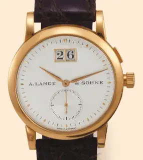 A. Lange & Söhne A. Lange & Söhne Saxonia 105.022 37mm Yellow gold Silver