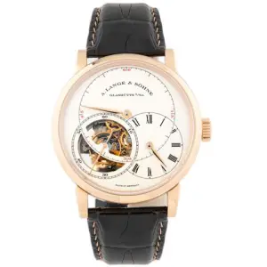 A. Lange & Söhne A. Lange & Söhne Richard LangeTourbillon Rose Gold 41.9mm Rose Gold Deployant Buckle 760.032 Full Set