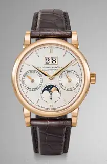 A. Lange & Söhne A. Lange & Söhne Saxonia 330.032 E 38.5mm Rose gold Silver