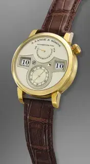 A. Lange & Söhne A. Lange & Söhne Lange Zeitwerk 43mm 18k yellow gold Champagne