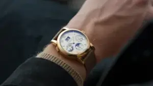 A. Lange & Söhne A. Lange & Söhne Langematik 310.021 Yellow gold Champagne