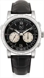 A. Lange & Söhne A. Lange & Söhne Double Split 824.035 43mm Platinum and Diamond Black
