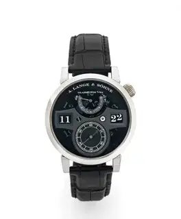 A. Lange & Söhne A. Lange & Söhne Zeitwerk 42mm Platinum Black and Gray