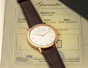 A. Lange & Söhne A. Lange & Söhne Saxonia 211.032 40mm Rose gold Silver