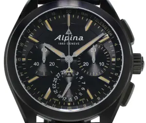 Alpina Full Black Alpiner 4 Manufacture Flyback Chronograph