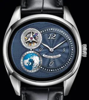 Andreas Strehler Sauterelle à Heure Mondiale