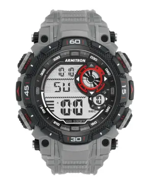 Armitron Armitron Digital Resin Watch™ (Day-Date-Month) Light Grey / Black