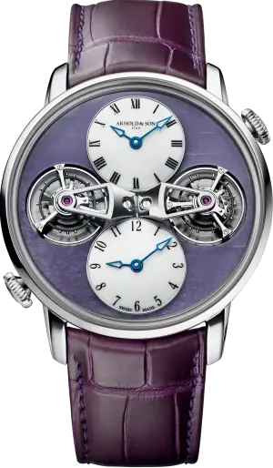 Arnold & Son Double Tourbillon White Gold