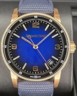 Audemars Piguet Audemars Piguet Code 11.59 15210OR.OO.A028CR.01 41mm Rose gold Blue