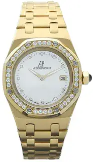 Audemars Piguet Audemars Piguet Royal Oak Lady 67601BA.ZZ.1210BA.02 33mm Yellow gold White