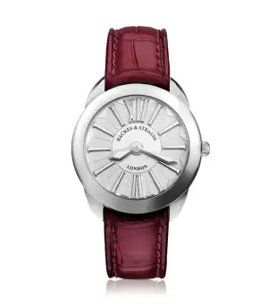 Backes & Strauss Mayfair 33 mm Stainless Steel Mechanical Diamond Watch – Shop Luxury | Backes & Strauss