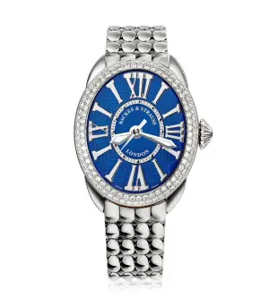 Backes & Strauss Regent 3238 SP SS Diamond Watch – 2-Row Ideal Cut Diamonds | Backes & Strauss
