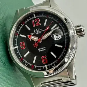 Ball Watch Ball Fireman Racer 40mm Stainless steel Black