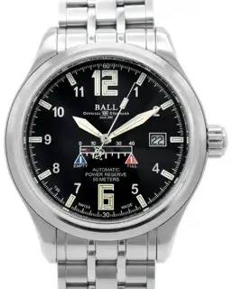 Ball Watch Ball Trainmaster NM1056D-SAJ-BK 41mm Stainless steel Black