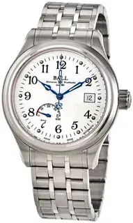 Ball Watch Ball Trainmaster NM1056D-S1J-WH 41mm Stainless steel White