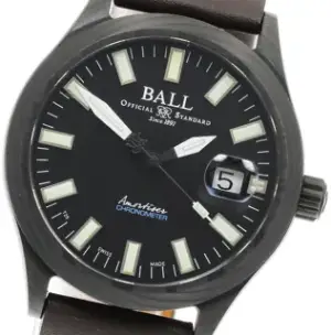 Ball Watch Ball Engineer II NM3026C-L2CJ-BK 40mm Carbon fiber and Leather Black