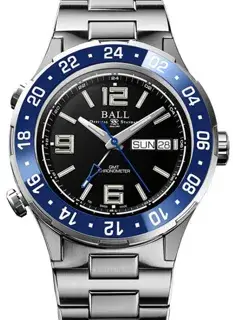 Ball Watch Ball Roadmaster DG3030B-S6CJ-BK 40mm Titanium Black and Blue