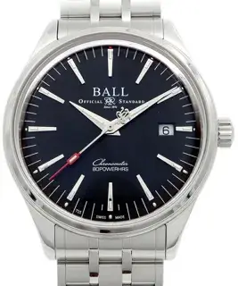 Ball Watch Ball Trainmaster NM3280D-S1CJ-BK 40mm Stainless steel Black