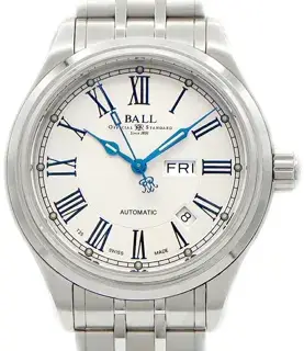 Ball Watch Ball Trainmaster NM1058D 41mm Stainless steel Silver