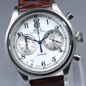 Ball Watch Ball Trainmaster CM1052D 43mm Stainless steel White