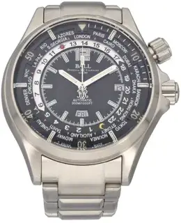 Ball Watch Ball Company Diver Worldtime DG2022A 45mm Stainless steel Black