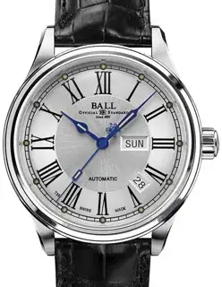 Ball Watch Ball Trainmaster NM1058D-L4J-WH 41mm Stainless steel Gray