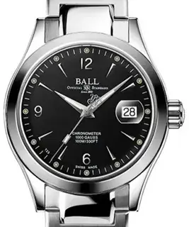 Ball Watch Ball Engineer II NM9026C-S5CJ-BK 40mm Stainless steel Black and Blue and Green