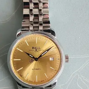 Ball Watch Ball Trainmaster NM2030D-SJ-GO 38mm Yellow gold Champagne