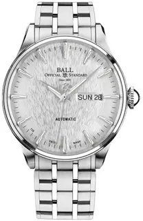 Ball Watch Ball Trainmaster NM2080D-S1J-SL 39.5mm Stainless steel Black and Blue