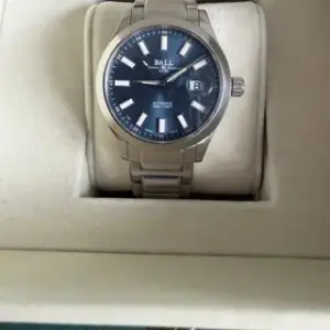 Ball Watch Ball Engineer II NM2026C-S6J-BE 40mm Stainless steel Black and Blue and Silver and White and Gray