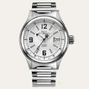 Ball Watch Ball Fireman Racer NM2098C-S2J-WHBK 40mm Stainless steel White