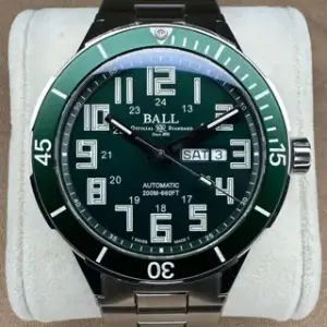Ball Watch Ball Roadmaster DM3050B-S6-GR 43mm Stainless steel Green