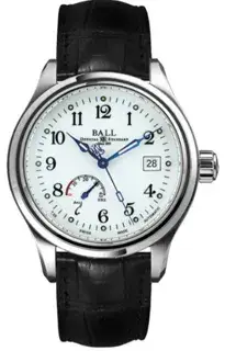Ball Watch Ball Trainmaster NM1056D-L1J-WH 41mm Stainless steel White