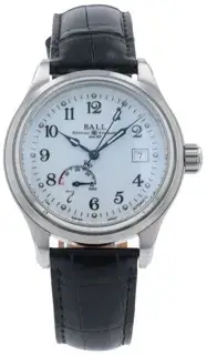 Ball Watch Ball Trainmaster NM1056D 41mm Stainless steel White