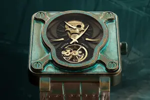 Bell & Ross BR01 Skull Bronze Tourbillon