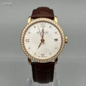 Blancpain Blancpain Ultraplate 6604 2944 55A 34mm Rose gold White