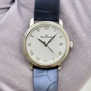 Blancpain Blancpain Villeret 6127 1127 55B 33mm Stainless steel White