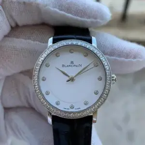 Blancpain Blancpain Villeret Ultra-Slim 6102-4628-95A 29mm Stainless steel White