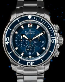 Blancpain Blancpain Fifty Fathoms 5085FB 1140 71B 45mm Stainless steel Blue